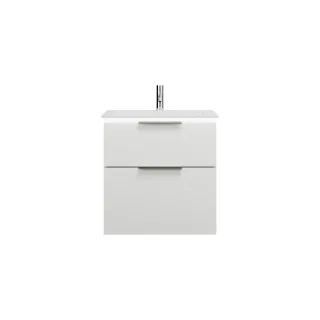 Burgbad Mineralguss Waschtisch-Set Eqio Weiß Hochglanz/Alpinweiss, SEZE062F2009C0001 SEZE062F2009C0001