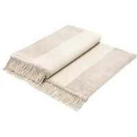 Biederlack Sofaschoner Cotton Cover Salt & Pepper, 100 x 200 cm (Breite x Länge) mit Fransen