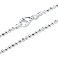 Unique Silberkette Unique Kugelkette 925 Silber 2,2mm Silberkette für Damen und Herren