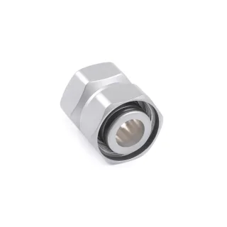 Terma Adapter auf Stahl HEXAGON GW 24-19-GW 1/2" , TGAST007, Silber TGAST007