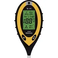 X4-Life Feuchtigkeitsmesser X4-LIFE 700403 Bodenmessgerät Schwarz, Gelb