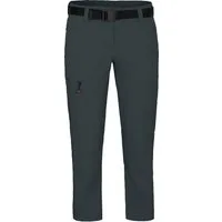 Bergson Outdoorhose MENA 7/8 (slim) vielseitige Damen 7/8 Wanderhose, Normalgrößen, dunkel grau