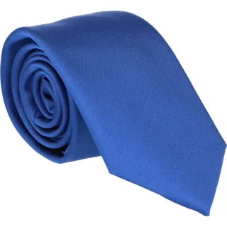 Willen - Krawatte,Krawatte blau,Krawatte Hochzeit,Krawatte Anzug,Krawatte Hemd mittelblau - Gr. - OS