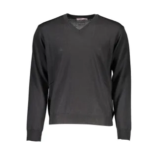 Romeo Gigli Schwarzer Lana Herrenpullover