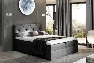Boxspringbett Schlafzimmerbett LEWIS 160x220cm in div. Farbvarianten