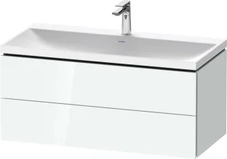 Duravit L-Cube c-shaped Set wandhängend Weiß Hochglanz 1000x480x480 mm - LC6952O85850000 LC6952O85850000