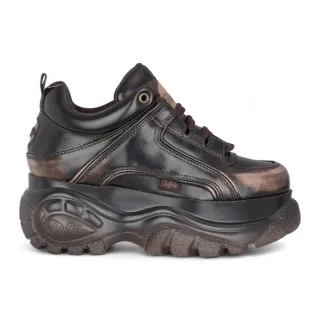 Buffalo Damen Vintage Braune Chunky Plateau-Sneaker - 1339-14-VNTG