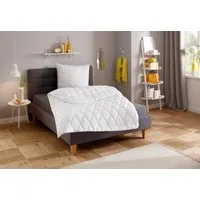 OTTO home Microfaserbettdecke Mondschein, Bettdecke 135x200 cm, 155x220 cm, 200x200 cm, Füllung: Polyester, Bezug: Polyester oder antibakteriellen Microfaser, Bettdecken, Sommer, Winter, allergiker geeignet (Hausstauballergiker)