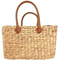 Kobolo Shopper Korbtasche aus Wasserhyazinthe Gr3