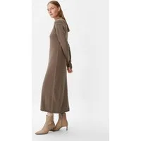comma Maxikleid Kleid Strickkleid mit Viskose