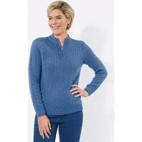 Witt Strickpullover Strickpullover Langarm Strukturstrick