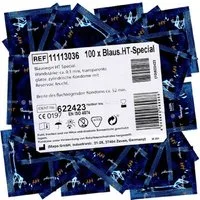 Blausiegel Kondome HT Special Packung mit, 100 St., extra reißfeste Kondome, extrastarke Kondome mit 0.1mm Wandstärke