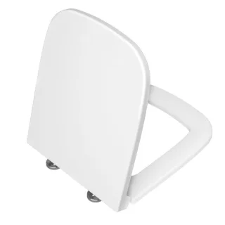 Vitra WC-Sitz 77-003R409 36x44cm, eckig innen/außen, weiß hochglanz, mit Absenkautomatik und Schnellverschluss