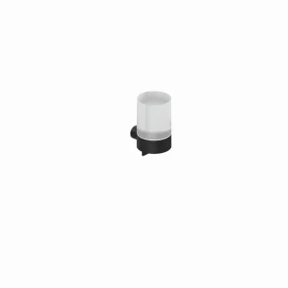 Kludi VELA R Glas-Seifenspender mattschwarz, 5897639 5897639
