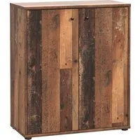 FORTE Kommode Tempra, Kommode, 2 große Türen, Höhe 85,5 cm, Breite 73,7 cm