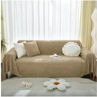 BTTO Sofahusse Sofa überzug,Sofa Abdeckung Kissen rutschfest,Sofaschoner, Couch Sofa Deckenbezug,für Sofa Schlafzimmer Wohnzimmer