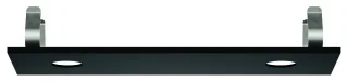 GROHE Deckenbrause-Abdeckung Rainshower Aqua 104993, 2 Strahlbildner phantom black, 104993KF00 104993KF00