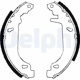Delphi Bremsbacken hinten Citroen Xsara Zx Peugeot 306 LS1681