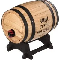 Secret de Gourmet Weinregal Weinfässchen zum Ausschenken - für 5,5 Liter