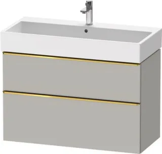 Duravit D-Neo Waschtischunterbau wandhängend Betongrau Matt 984x442x625 mm - DE4374034070000 DE4374034070000