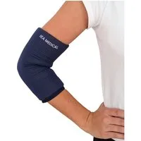 IEA Medical Kalt-Warm-Kompresse M Kühlmanschette Knie & Ellenbogen, 360° Gel, 1-tlg., Klettlos & elastisch, langanhaltende Kühlung, wiederverwendbar