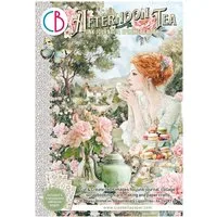 Ciao Bella Motivpapier Junk Journal & Ephemera Book Afternoon Tea, 160 Motive
