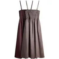 The Set Maxikleid The Set gesmokte Maxi-Trägerkleider, 2er-Pack (2-tlg)