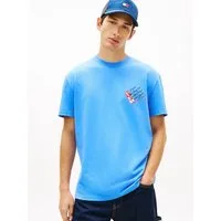 Tommy Jeans T-Shirt TJM REGULAR FIT SIGN SHIFT mit Label-Print, Baumwoll-Jersey