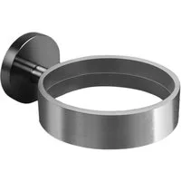 Ambrosya Haartrocknerhalter Haartrocknerhalter aus Edelstahl - Fönhalter Fön Wandmontage Schwarz, (Packung, einfache Selbstmontage)