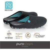 purosteps Casa-Eco Hausschuh Hergestellt aus recycelten PET Flaschen, Handgefertigt, Naturkautschuk