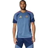 adidas Performance T-Shirt FC Bayern München, Authentic Trainingsshirt Teamline, Herren, Blau