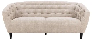 ACTONA GROUP 3-Sitzer "Ria" Chenille beige, mit Taschenfederkern, 191x84x78 cm