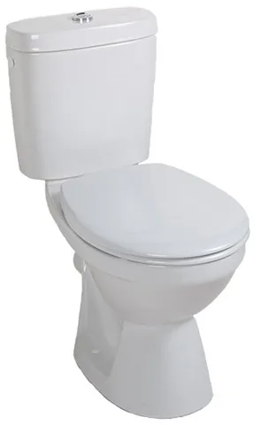Villeroy & Boch Tiefspül-WC für Kombination Saval 2.0 7G04 355x670mm bodenstehend Weiss Alpin 7G040101