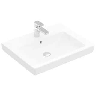 Villeroy & Boch Subway 2.0 Waschtisch 7113F001 60 x 47 cm, weiss, mit Überlauf und Hahnloch