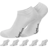 normani Sneakersocken 6 Paar Viskose-Gesundheitssocken Sneakers (6er-Set, 6 Paar) seidenweich durch Viskose