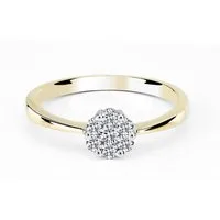 Adam & Eve Verlobungsring Brillantring 585/- Gelbgold - Weißgold 0,15 ct. / 0,25 ct. / 0,40 ct. (AES07 Diamantring), inklusive Echtheitszertifikat - Gravur möglich