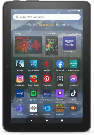 Amazon Fire HD 8 Plus (2022) 32GB [8" WiFi only mit Werbung] grau