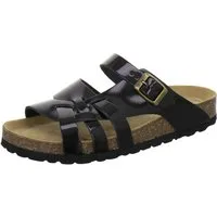 AFS-Schuhe 212225 Kralle Pantolette für Damen mit Fußbett, bequeme Sandalen aus Leder
