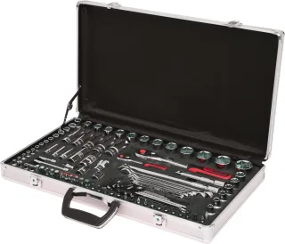 KS Tools 1/4"+1/2" CHROMEplus Steckschlüssel-Satz, 102-tlg - 918.0702