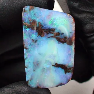 85,40 ct. Boulder Opal aus Australien – Opalstein gebohrt / gelocht