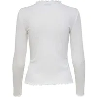 ONLY Langarmshirt Emma (1-tlg) Rüschen
