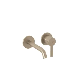 KLUDI NOVA FONTE Pura Waschtisch-Wand-Einhandmischer 180 ohne Ablaufgarnitur Stainless Brushed Nicke 20244N515