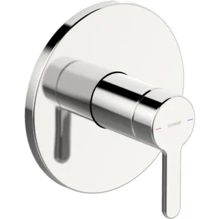 Hansa Hansadesigno Fertigmontageset 81109563 Duscharmatur, mit Funktionseinheit, chrom