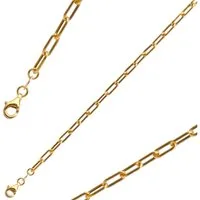 G & J Goldkette Paper Clip 585/14Karat Gold 3,5mm 19 - 90cm (inkl. Schmucketui), Made in Germany