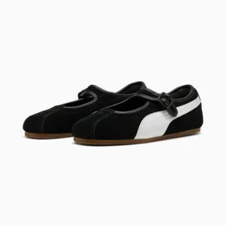 Puma Tacklette Wildleder Damen Schwarz/Weiß Trainer