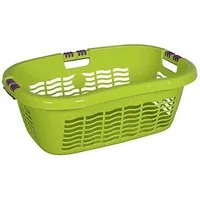 Lockweiler Wäschekorb Wäschekorb "Ergo"" Kunststoff 28 l, 65x45x21,5 cm limone (1 St)