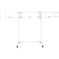 Triple Monitor Stand Pro Snow, Monitorhalterung weiß, für Monitore 17" - 55"