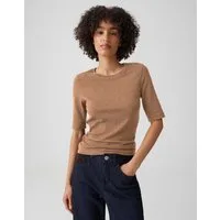 OPUS 3/4-Arm-Shirt mit feiner Mélange Slim Fit Vielseitig kombinierbar für casual Looks