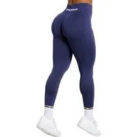 Smilodox Leggings Cetrina, Push Up Scrunch Leggings mit Schriftzug Fitness & Alltag Seamless, High Waist, Scrunch Sporthose, Atmungsaktiv, Blickdicht