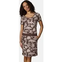 Ragwear Sommerkleid Baomi Tropic YOUMODO Gemustertes Kurzarm Kleid für Damen